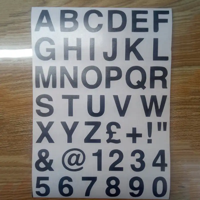 Car Accessories Alphabet Letters Numbers Personalized Custom Car Sticker Classic Vinyl Decals Vinyl Decal Car Accessoriescustom Car Stickers Aliexpress