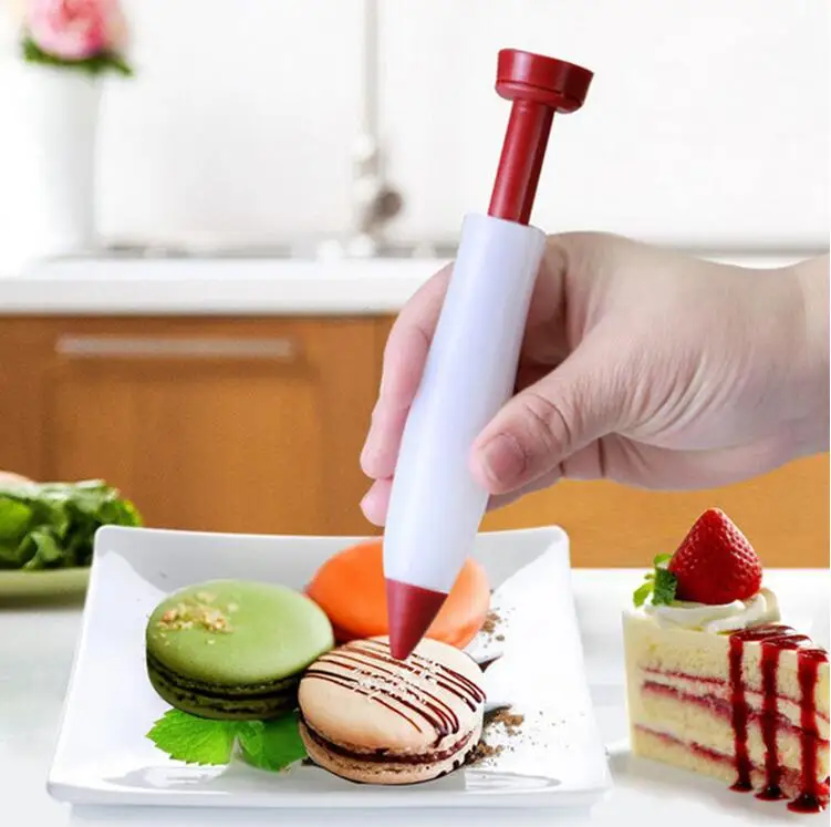 Details about   Food Writing Silicone Pen Chocolate Decorating Tools Cake Kitchen Accessories 