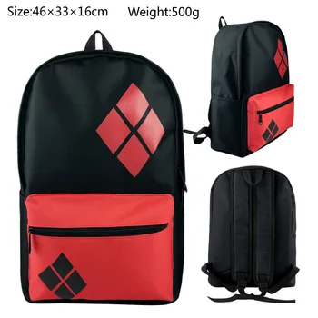 

Suicide Squad Canvas Backpacks Rucksacks Cartoon School Backpack student Bags travel Unisex New Gifts