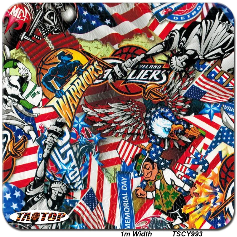 

PVA Water Transfer Printing Film TSCY993 1M * 10M Hydro Dipping Film Liquid Image Hydrographics Film