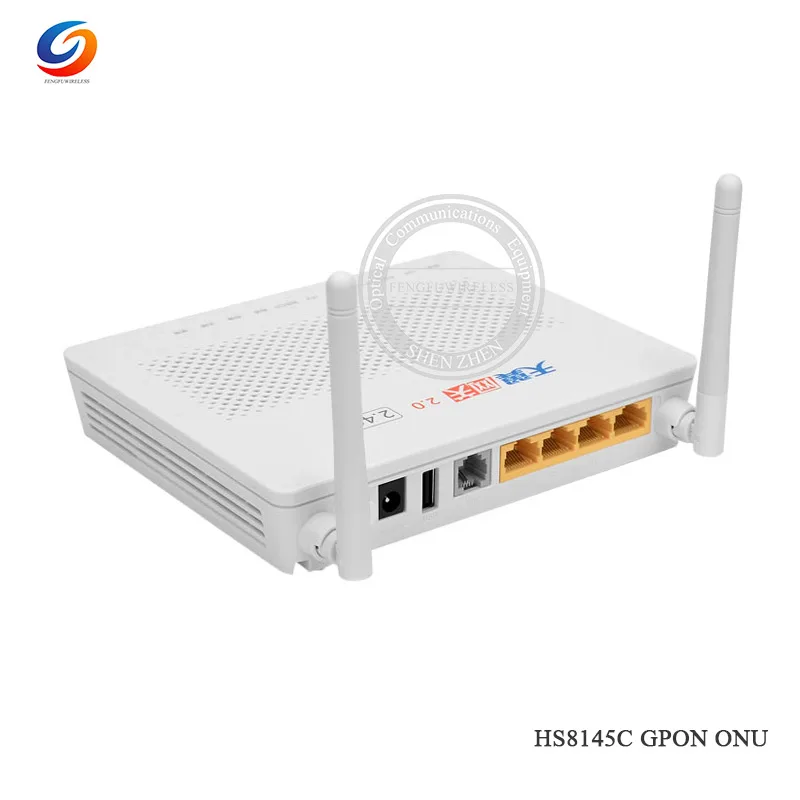 Новинка 2019 оптовая продажа 50 шт HS8145C GPON EPON ONU ONT FTTH 1GE + 3FE 1TEL WIFI HGU роутер модем лучшая