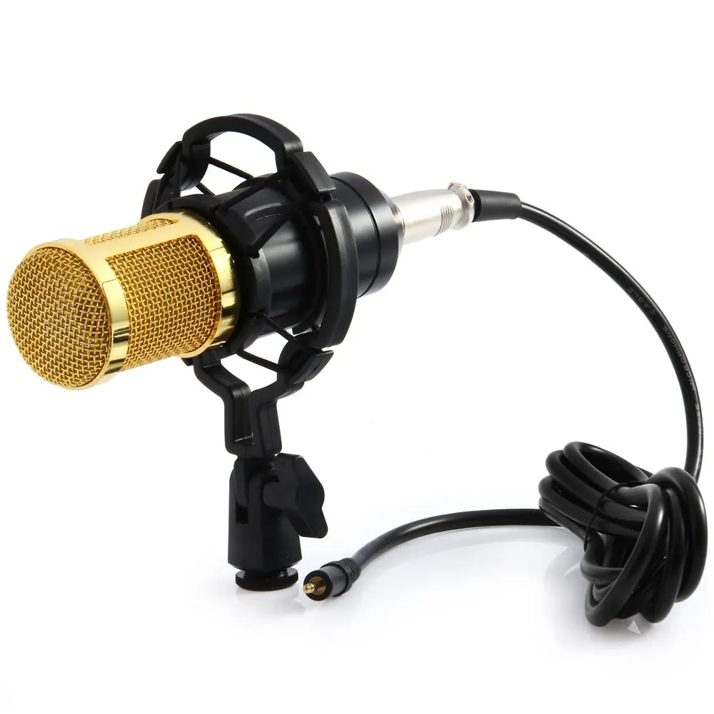 

BM-800 High Quality Professional Condenser Sound Recording Microphone with Shock Mount for Radio Braodcasting+Shock Mount