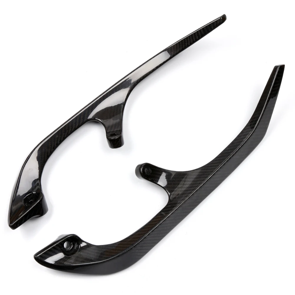 Motorcycle Accessories Carbon Fiber Rear Handle Bars Rear Passenger Seat Hand Handle Grab Bar For Yamaha Smax155 (5)