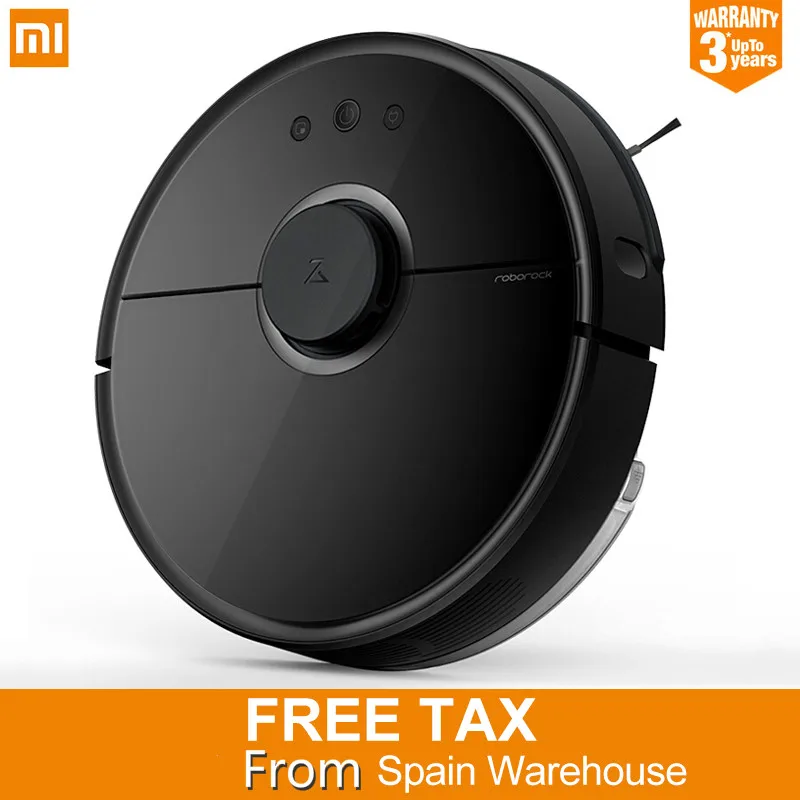 Spain Warehouse Original Xiaomi vacuum cleaner 2 Roborock S50 S55 black