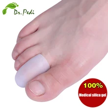 Гелевые колпачки для пальцев, пластырь против волдырей, силиконовая гелевая накладка против мозолей, уход за ногами, массажер для пальцев