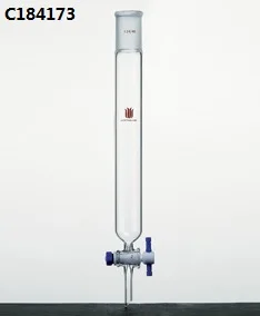 

synthware,Chromatography Column, Column O.D.:17mm, Column I.D.:13.4, Effective Length inch:305mm, Joint:24/40, Stopcock Bore:2mm