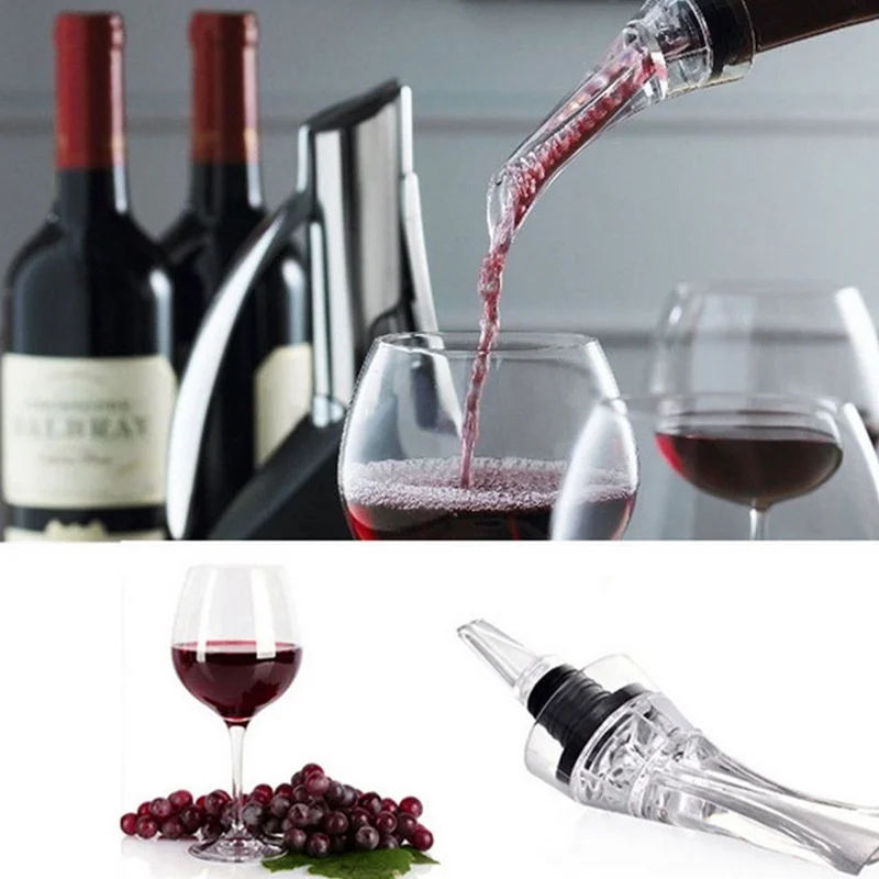 New Style Acrylic Aerating Wine Pourer Decanter Red Wine Bottle New