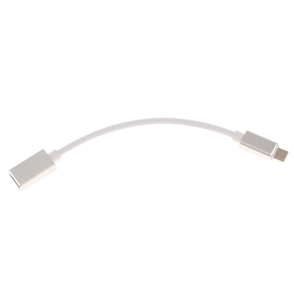 Dovewill USB Type C to USB 3.0 Adapter Charge and Sync Cable OTG Host Cable  Silver