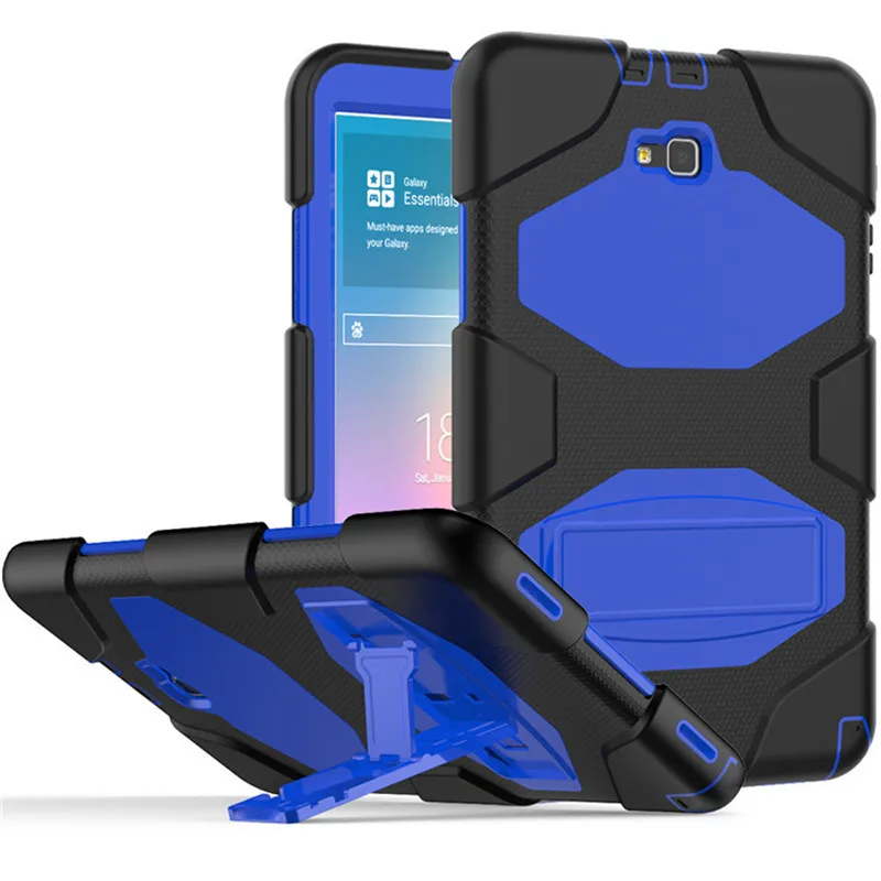 

Hmsunrise case For Samsung galaxy Tab A 10.1 2016 Tablet T580 T585 Kids Safe Shockproof Heavy Duty Silicone Stand Cover holster