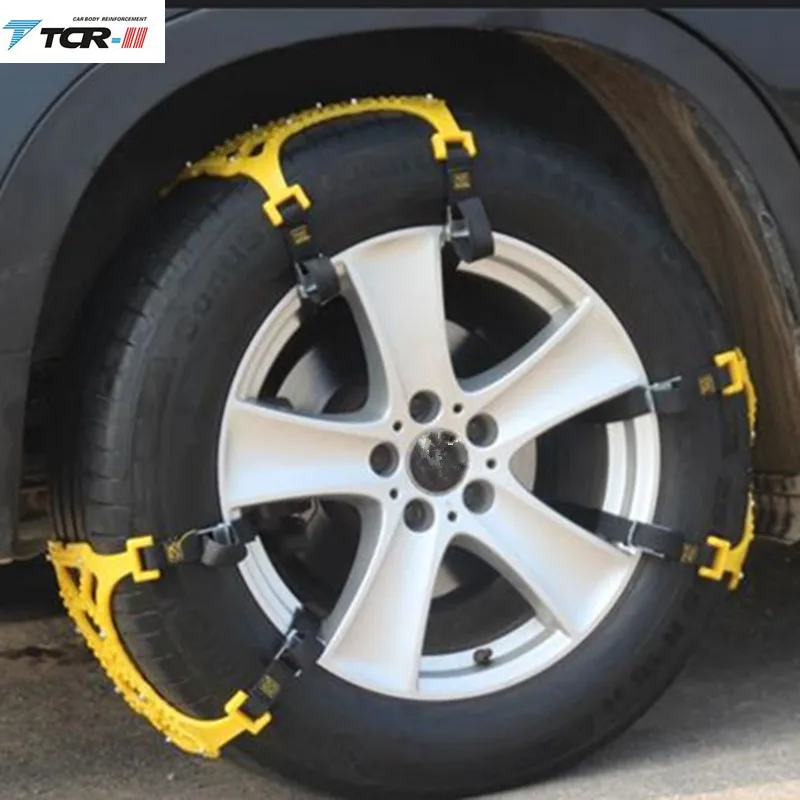 spikes for tires auto emergency snow chains universal car tyre winter roadway safety chains snow climbing mud ground anti slip