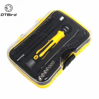 

43 IN 1 Repair Tool Kit Rotatable Magnetic Precision Small Screwdriver Set Cell Phone Laptop Repairing Screw Driver Good Quality