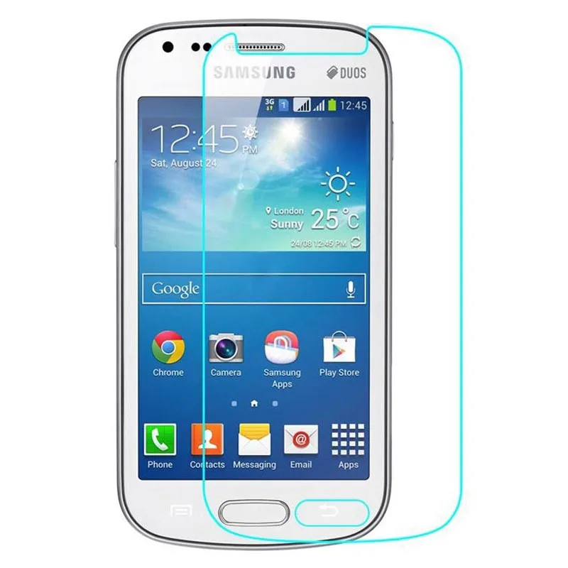9H 2.5D Explosion-Proof Premium Tempered Glass Screen Protector for Samsung Galaxy S Duos GT S7562 S7560 Protective Film Guard (1)