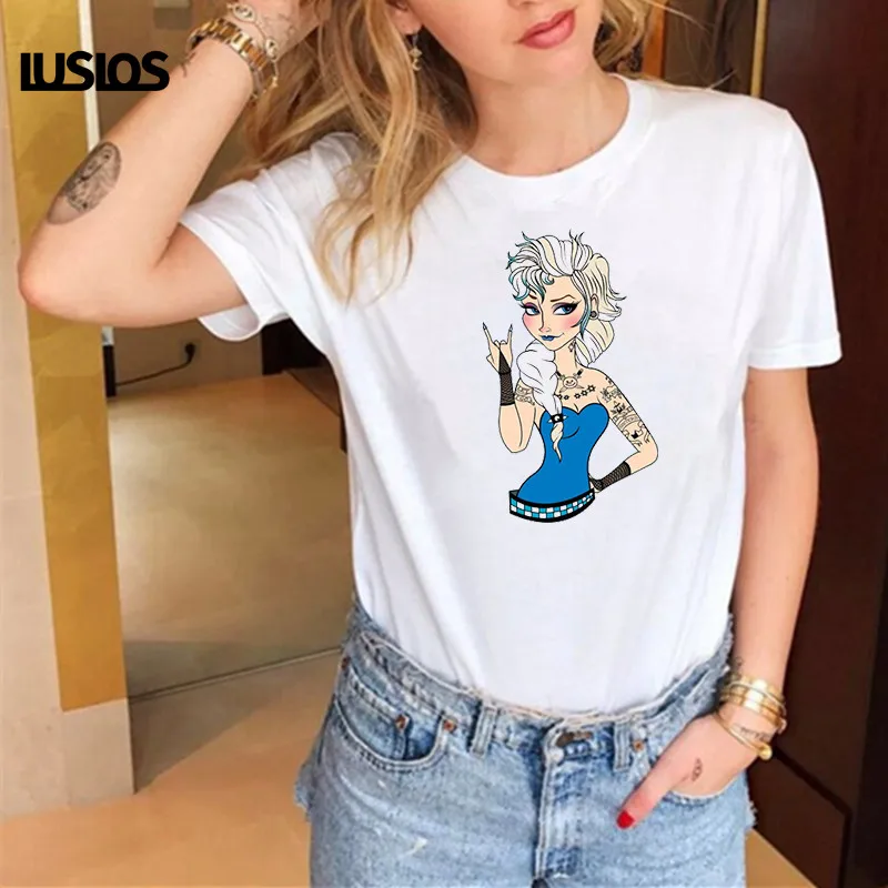 Disney Frozen Elsa Snow Queen Girls T-Shirt
