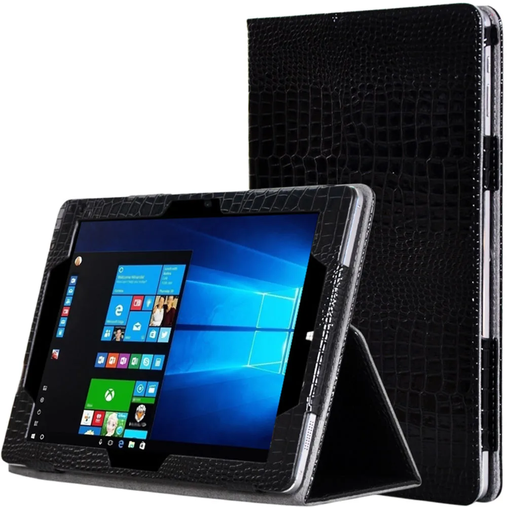 

For CHUWI HiBOOK 10 Case Fashion Crocodile Pattern PU Leather Cover Case for CHUWI HiBOOK Pro 10 Hi10 Pro Tablet Case+Stylus Pen