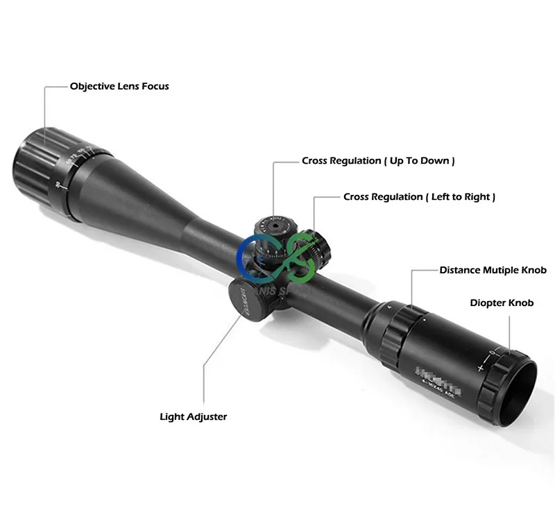 Shooter Hunting Rifle Scopes ST 4-16X40AOE Scope 1 Inch Tube with Free Mounts For Shooting gs1-0348 | Спорт и развлечения