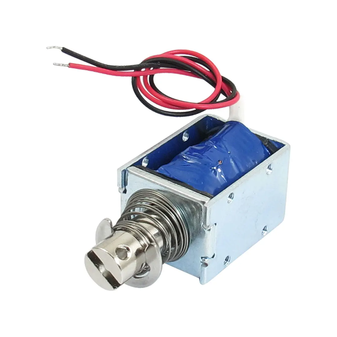 

UXCELL 1Kg Force 10Mm Stroke Push Type Open Frame Solenoid Electromagnet  12V