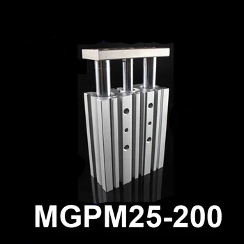 

MGPM25-200 Bore 25mm Stroke 200mm Compact Guide Air Cylinder Double acting MGP PNEUMATIC Three rod SLIDE TABLE CYLINDER ACTUATOR