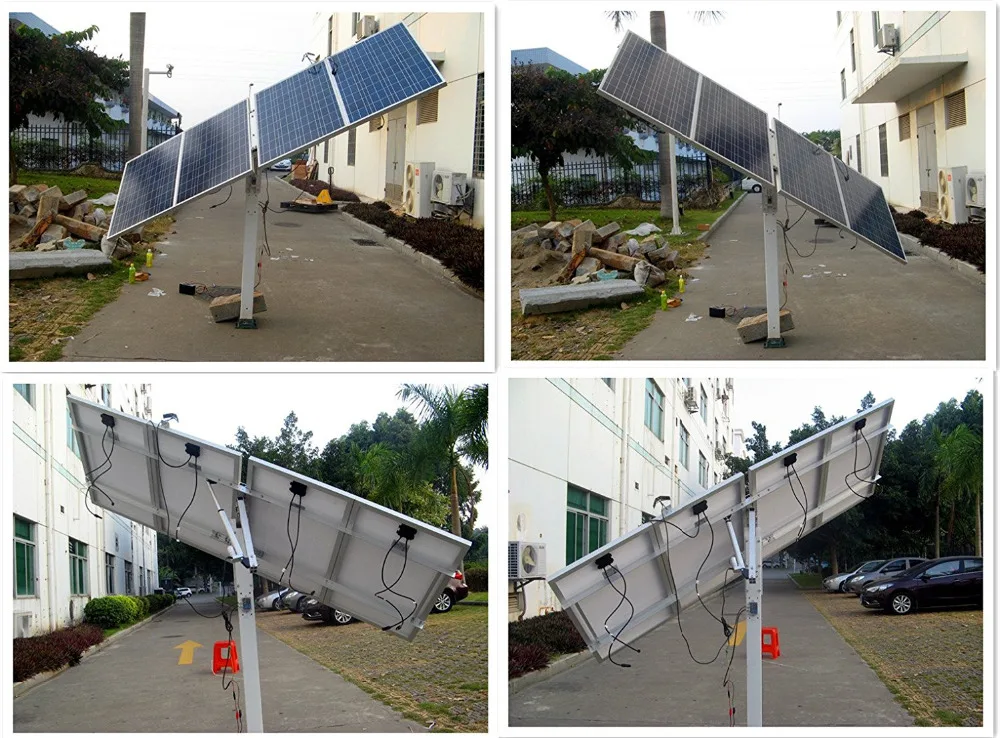 

ECO-WORTHY 400 Watts Complete Single Axis Solar Tracking System Solar Sunlight Tracker Kits