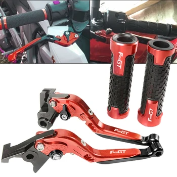 

Motorcycle Accessories CNC Pivot Foldable Brake Clutch Levers handle bar grips set For BMW F800GT F 800GT F800 GT 2013-2016 2014
