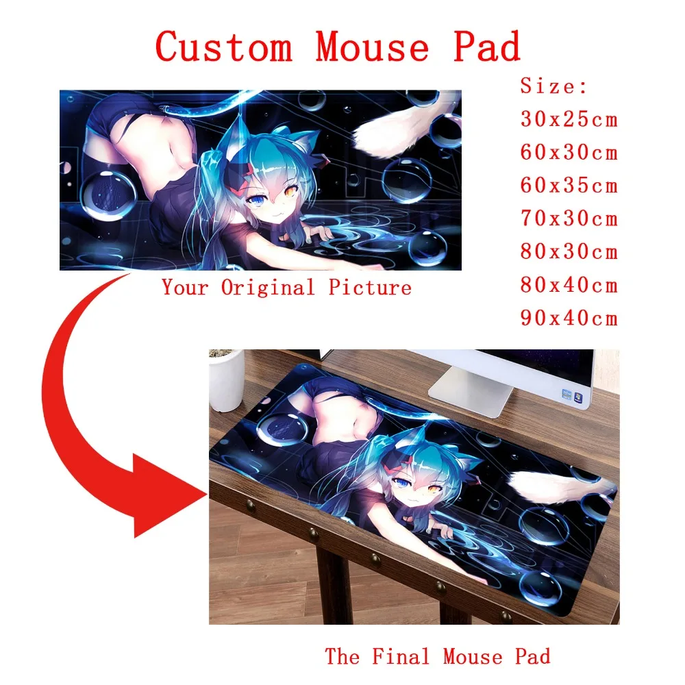 

DIY Custom Mouse pad XL Super Large Gaming Sexy MousePad Gamer Playmat Japan Korea Anime Sexy Fashion Keyboard Mat Customized