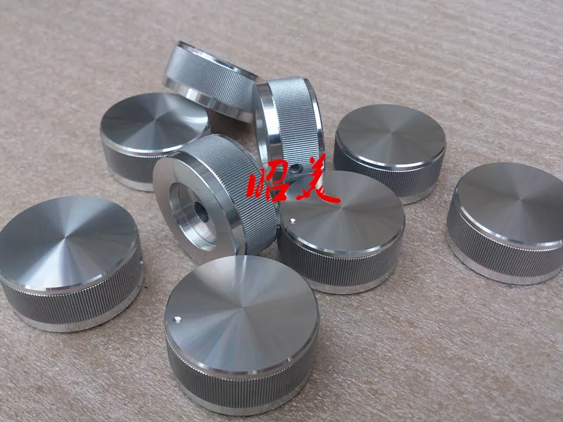 

2pcs aluminum knob potentiometer knob 35*16mm grid potentiometer cap car knob switch cap Encoder for amplifier