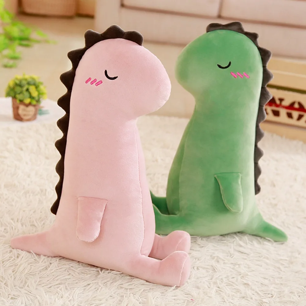 

40/60/80 cm Dinosaur Plush Toy Cushion & Pillow Stuffed Animal Toys for Children New Born Baby Gift Bedroom Decoration