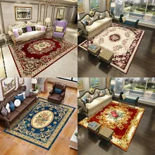 Плотный ковер с принтом современный минималистичный прикроватный столик для спальни журнальный столик гостиная нескользящий коврик Европейский коврик с печатью