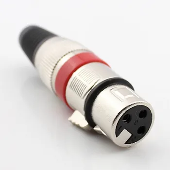 

20PCS XLR Connector Audio Cable Adapter Female Connector Plug 3-Pin Blue Switzerland