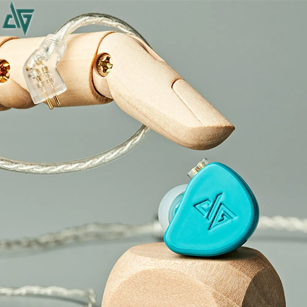 Auglamour F300 Динамический драйвер HiFi металлический музыкальный монитор спортивные