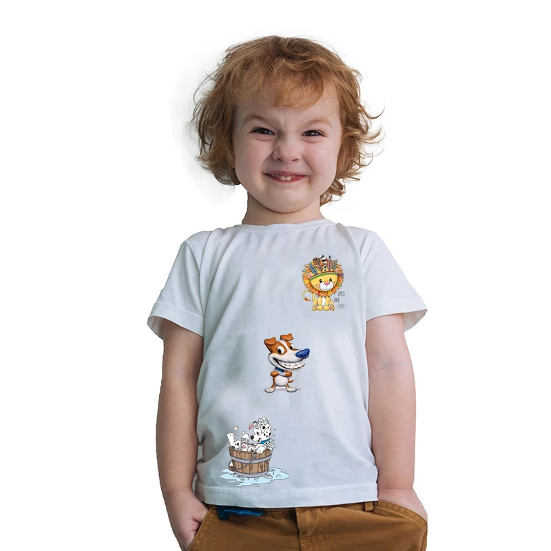 Милые животные железа на теплопередачи патчи для детей Одежда полосатая бабочка-аппликация для поделок детская футболка наклейки на заказ