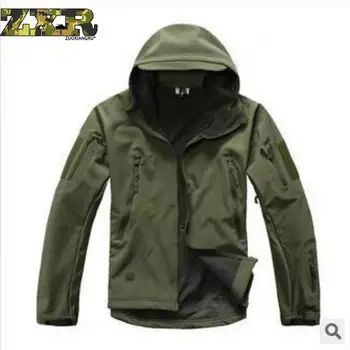 

Zuoxiangru Lurker Shark Skin Softshell V5 Military Tactical Jacket Men Waterproof Coat Camouflage Hooded Army Camo Clothing