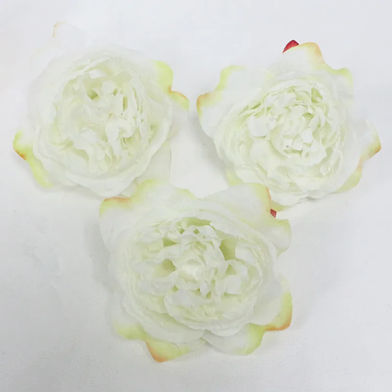 Flone 11cm DIY High Quality Artificial Peony Flowers Head Fake Flower Silk Flower For Wedding Home Party Decor Art Floral (12)
