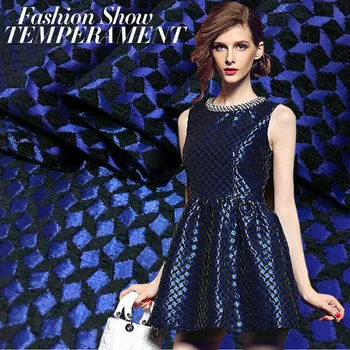 

Spring and autumn and winter and Blue Plaid jacquard fashion fabric / garment fabric dress suit/100cm*140cm