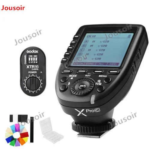 

Godox XPro-C Flash Trigger Transmitter with E-TTL II 2.4G Wireless X System HSS LCD Screen + XTR-16 Receiver for C DSLR CD50