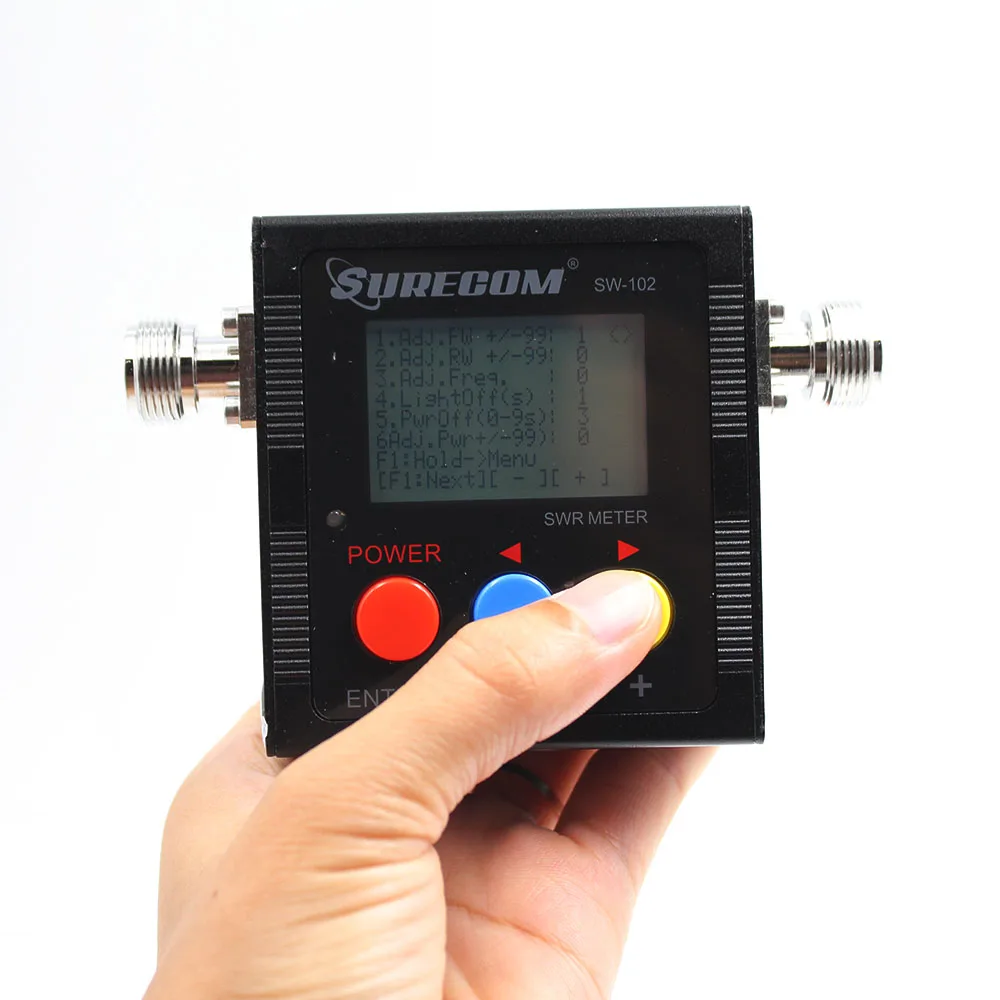 Доставка из Москвы! ANYSECU SW 102 125 520 мГц цифровой VHF/UHF Мощность и КСВ метр SW102 для
