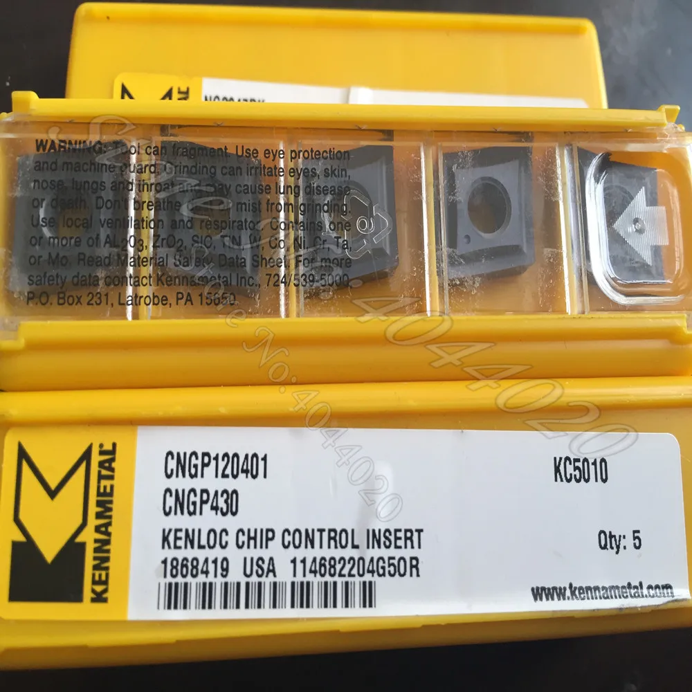 KENNAMETAL CNGP430 KC5010 CNGP120401 KC5010 твердосплавные пластины 5 шт