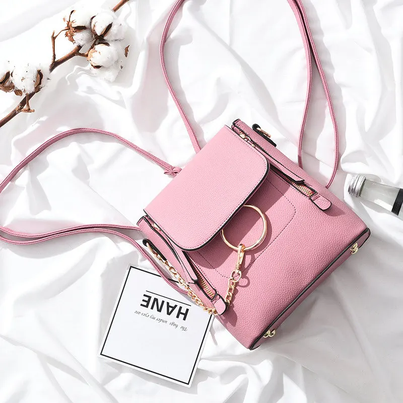 

Free shipping PU Leather Women Backapck Mini Women Shoulder Bags Teenager School Ladies Backpacks female backpack