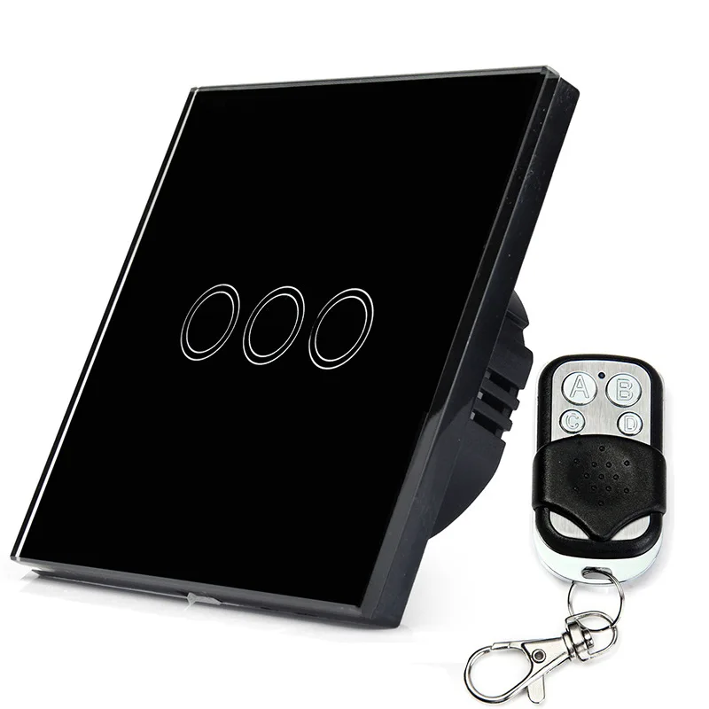 Sesso Eu Wall Switch Light Touch Switch 1 Gang 1 Way Sesoo