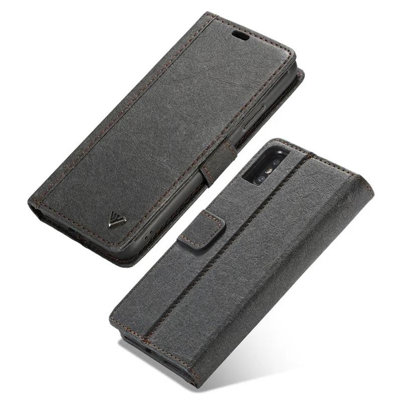 

Magnetic Case for IPhone X XS Case Kraft Paper Leather Flip Wallet for iPhone 6S 7 8 Plus for Coque iPhone XS Max XR Case Cover