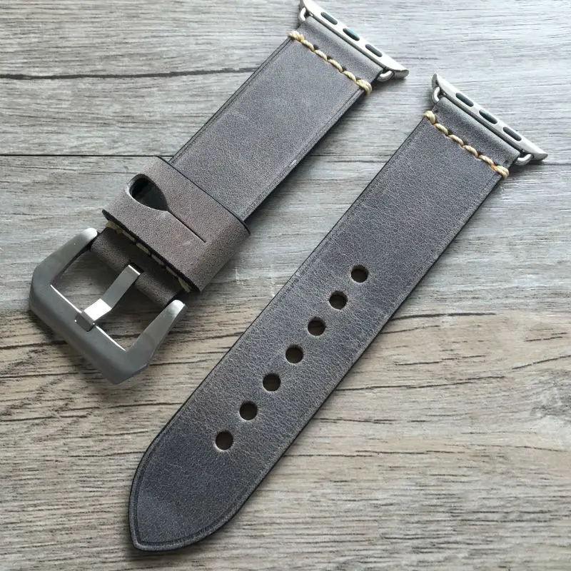 Ремешок из натуральной кожи для apple watch band pulseira apple watch 5 4 3 42 мм 38 мм iwatch band 44 мм 40 мм correa аксессуары для часов