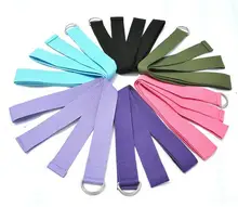 183×3.8CM Cotton Yoga Belt Yoga Stretch Belt Fitness Training Equipment Free Shipping