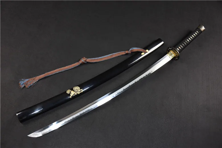 Cheap Top Quality Japanese Sword Samurai Katana Sharp Clay Tempered T10 Steel Blade Full Tang 2