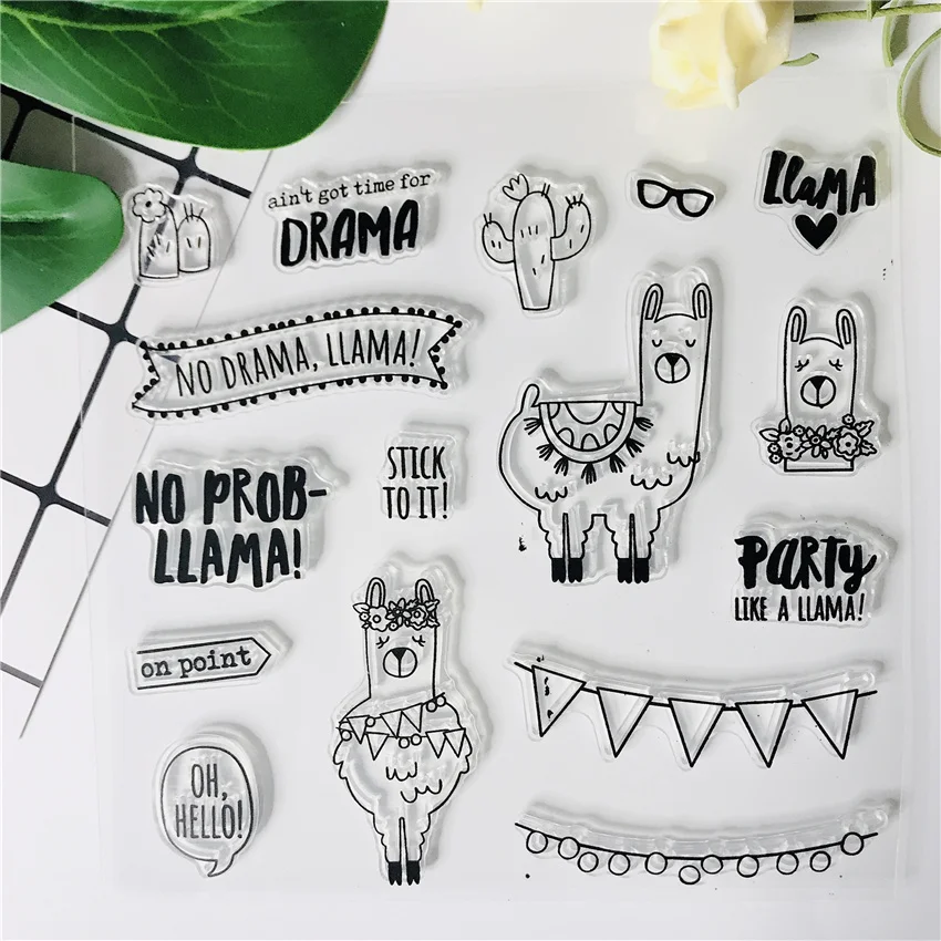 Spanish Clear Stamps For Scrapbooking New Camel Transparent Silicone