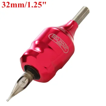

BIGWASP Professional High Quality Red Tattoo Adjustable Cartridge Grip 32mm For Cartridge Needles Supply