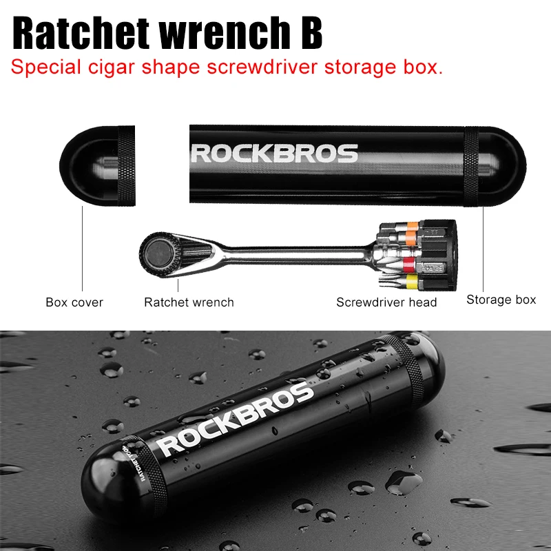 ROCKBROS Многофункциональный велосипедный инструмент для ремонта Наборы крутящий