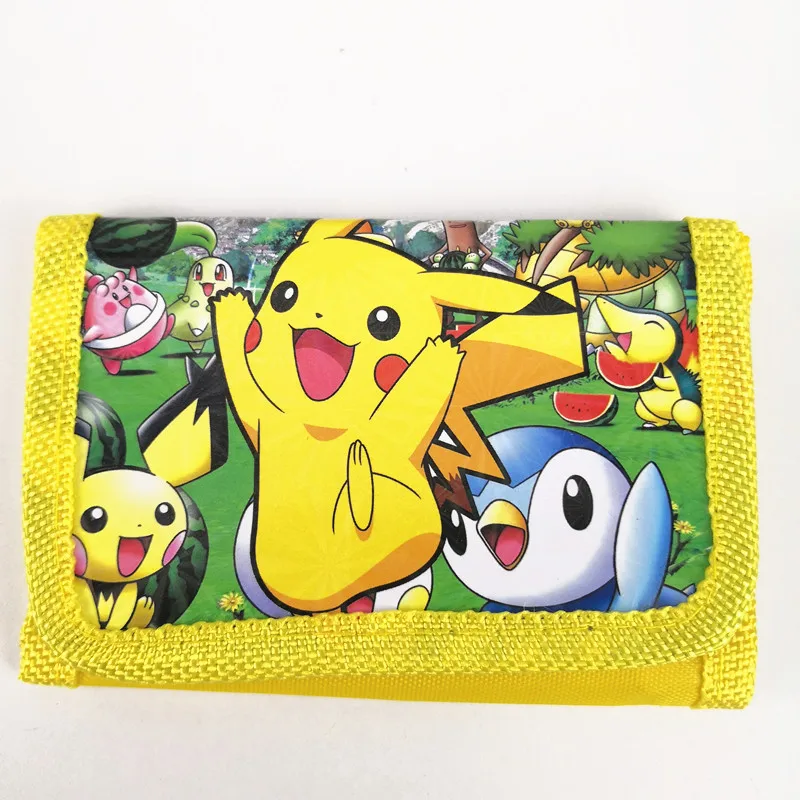 12 шт. 11*8*18 см Pikachu Money Bag Pokemon Go Мини Портмоне кошелек бумажные соломинки для напитков для детей мальчик девочка день рождения украшения