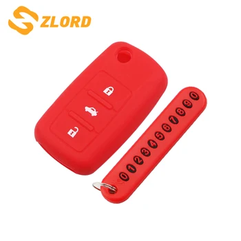 

Car Fold Key Cover Case Key Chain with Phone Number for VW Polo Passat B5 Golf 4 5 6 Jetta Mk6 Tiguan Gol Cross Fox Eos Scirocco