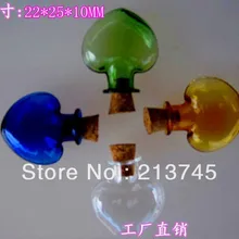 Любовь Форма Флакон Подвеска подвеска на мобильный телефон стекло Желая бутылка кольцо «стекляный купол» кулон/миниатюрная Подвеска/стеклянная бутылка/желанная трубка