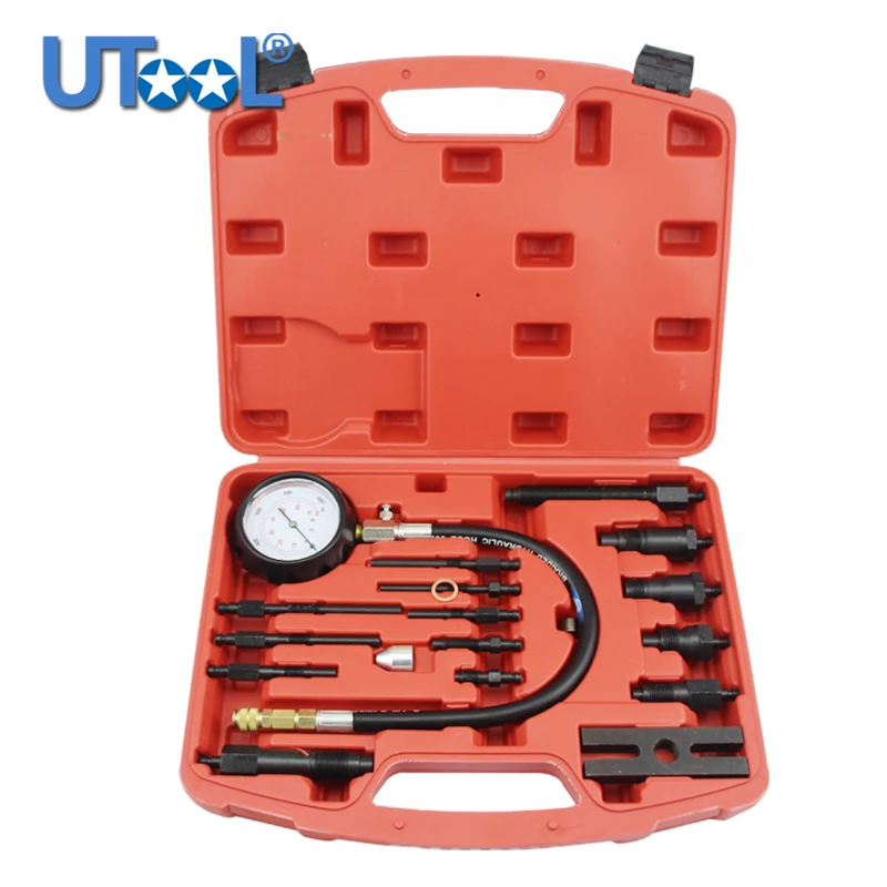 

TU-15B Pressure Gauge Diesel Engine Compression Tester Set Kit