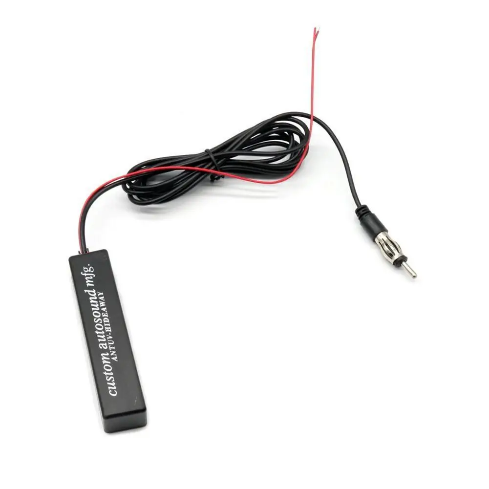Universal 12V Car Antenna Hidden Radio Amplifier Stereo FM//AM Receiver Aerial